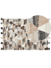 Beliani Kelim ARGAVAND in Bunt/Beige/Braun - (W) 160 x (L) 230 cm