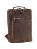 Leonhard Heyden Salisbury Rucksack Leder 42 cm Laptopfach braun
