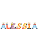 Playshoes Deko-Buchstaben "ALESSIA" in bunt