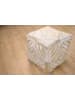 Kayoom Sitzkissen Spark Pouf 45cm x 45cm in elfenbein - gold