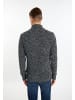 ICEBOUND Herren Cardigan in Schwarz