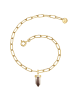 Glanzstücke München Armband aus Sterling Silber mit Zirkonia und Quarz in gelbgold