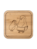 Mr. & Mrs. Panda Coaster Pinguin mit Kind ohne Spruch in Transparent