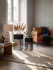 KADIMA DESIGN Blumentopf Pflanzenkübel | Metall, 2er Set, Schwarz, Indoor