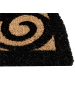 Beliani Fußmatte TISHIMNA in Naturfarben/Schwarz - (W) 45 x (L) 75 cm
