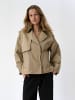 TeeShoppen Mantel SHORT in Beige