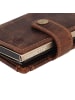 Greenburry Vintage Geldbörse RFID Schutz Leder 7.5 cm in brown