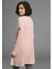 Kangaroos Longstrickjacke in rosa-meliert