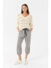 Kaffe Pants Suiting KAnaya Relaxed fit in Midnight/White Stripe