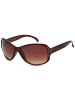 styleBREAKER Sonnenbrille in Braun / Braun Verlauf