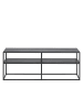 ebuy24 TV Tisch Virame Schwarz 120 x 30 cm