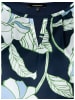 More & More Blusenshirt in floral print ink blue fond