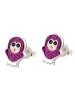schmuck23 Silber Ohrringe 925 Eule 0,7 cm x 0,8 cm