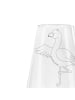 Mr. & Mrs. Panda Weinglas Flamingo Yoga ohne Spruch in Transparent