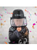 relaxdays SWAT Helm in Schwarz - (B)22,5x (H)24,5 x (T)28 cm