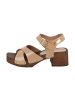Les Tropéziennes par M Belarbi Les Paolita – Ledersandalen mit Absatz Beige