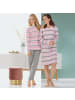 REDBEST Single-Jersey Schlafanzug in rosé/grau