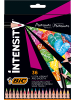 Bic Intensity Premium Buntstifte, Aquarellstifte zum Malen in 36 versch. Farben