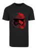 F4NT4STIC T-Shirt Star Wars The Last Jedi Cubist Stromtrooper Helm in schwarz