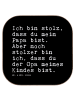 Mr. & Mrs. Panda Untersetzer Ich bin stolz, dass... mit Spruch in Schwarz