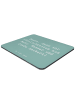 Mr. & Mrs. Panda Mousepad Spruch Bäcker-Dank mit Spruch in Meeresbrise