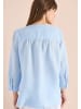 Cecil 3/4-Arm Bluse aus Leinenmix in Blau