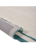 Beliani Kurzflor BERWARI in Beige/Blau - (W) 160 x (L) 230 cm