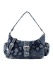 Desigual Curio Schultertasche 33 cm in blue