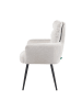 DUBI Möbel 2er-Set: Esszimmerstuhl Mika-Yann in Creme - (B)59 x (H)94 x  (T)66 cm