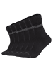 Mustang Socken 6er Pack in Schwarz