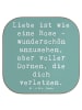 Mr. & Mrs. Panda Untersetzer Spruch Rose Herzschmerz mit Spruch in Meeresbrise