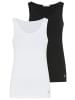 Tamaris Tanktop in schwarz-weiß
