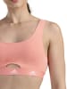 adidas Bustier SCOOP BRALETTE in coral