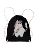 Mr. & Mrs. Panda Sportbeutel Einhorn Woodstock ohne Spruch in Schwarz