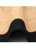 Pergamon Jute Teppich Salsa Bordüre Rund in beige
