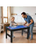 relaxdays Spieltisch "20 in 1" in Schwarz - (B)107 x (H)81 x (T)60,5 cm