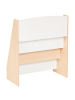 Beliani Bücherregal LILOET in Braun/Weiß - (W) 61 x (H) 70 x (L) 30 cm