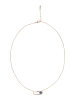 faina Women Necklace in Rose Gold Navy