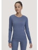 Hessnatur Wool-Silk Longsleeve in indigo blau