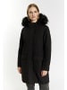 DreiMaster Damen Winterparka in Schwarz