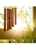relaxdays Windspiel "Tempel" in Braun - (B)15 x (H)62 cm