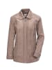 GOLDNER Velourslederimitat-Blazer mit Perforierung in taupe