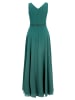 Vera Mont Abendkleid mit Plissee in Dark Emerald