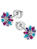 LOTUS silver Ohrringe Silber 925 Sterling Silber Blume Ohrstecker
