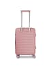 Franky London 4 Rollen Kabinentrolley S 55 cm mit Dehnfalte rose