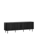 ebuy24 TV Tisch Ronin Schwarz 180 x 45 cm