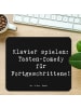 Mr. & Mrs. Panda Mauspad Spruch Klavier Tasten mit Spruch in Schwarz