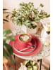Seltmann Weiden 18er Set Teeservice Liberty Pure Colors in Flamingo Red