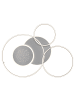 Globo lighting Deckenleuchte "JOHNSON" in silver