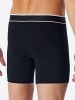 Schiesser Langer Boxer 955 Multi in schwarz,nachtblau